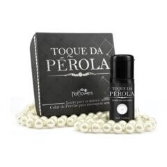 kit sensual colar de perolas