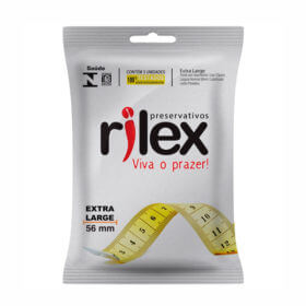 Preservativo Rilex Extra Large Sachê c/ 3 unidades